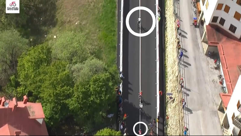 ロードバイクとロードレース、2018ジロ・デ・イタリア第18ステージ。