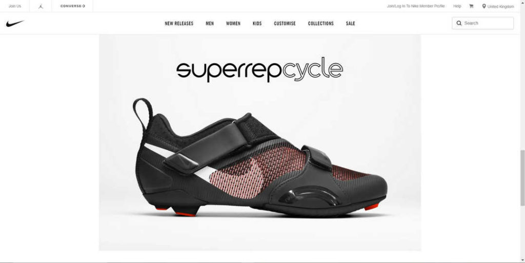 ナイキ（Nike）のシューズ、Nike SuperRep Cycle