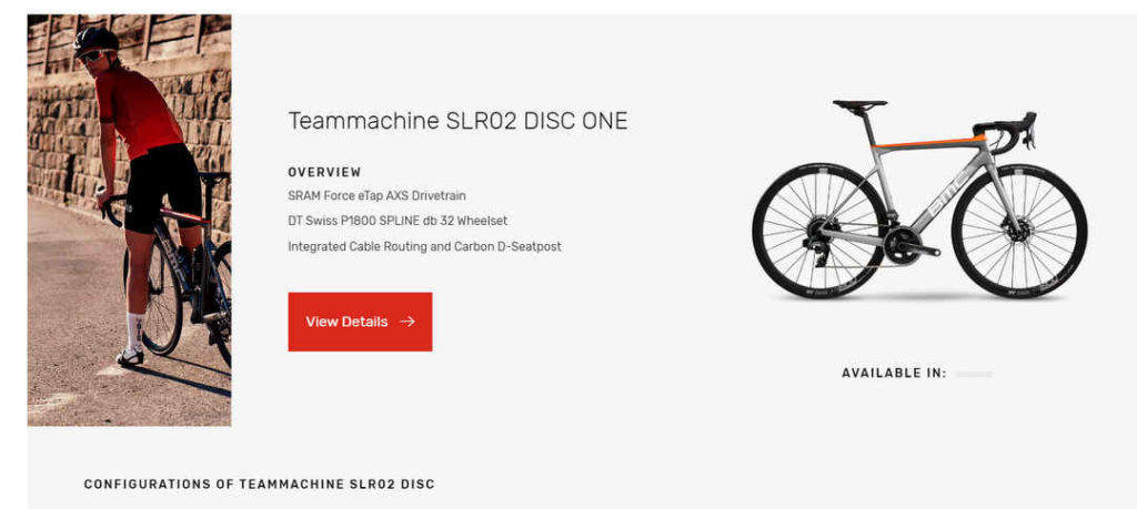 ロードバイク　BMC TEAMMACHINE SLR02 DISC