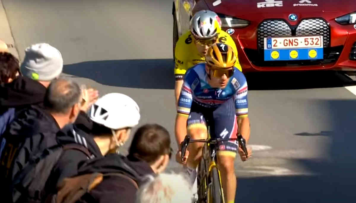 ロードレース 2025 ブラバンツ・ペイル（De Brabantse Pijl） レムコ・エヴェネプール（Remco Evenepoel）　ワウト・ファン・アールト（Wout van Aert）