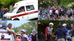 2025ジロ・デ・イタリア第6ステージの落車