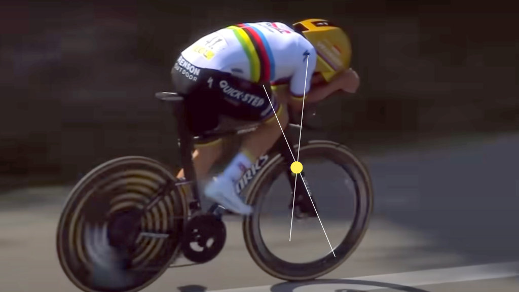 2025クリテリウム・デュ・ドーフィネ第4ステージでのレムコ・エヴェネプール(Remco Evenepoel)のTTポジション 2025クリテリウム・デュ・ドーフィネ第4ステージでのレムコ・エヴェネプール(Remco Evenepoel)のTTポジション