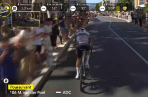 2025ツール・ド・フランス第11ステージのマチュー・ファン・デル・プール（Mathieu van der Poel）