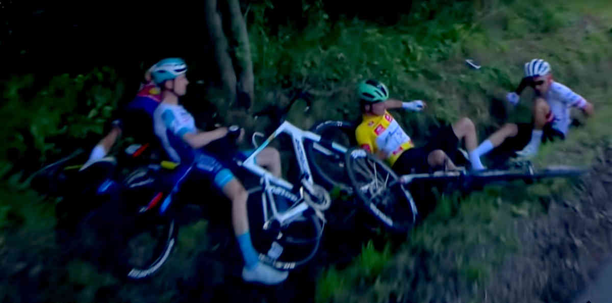 2025ツール・ド・ポローニュ第3ステージの落車事故