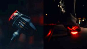 ライトのついたロードバイク用ペダル Keo Blade CeramicVision