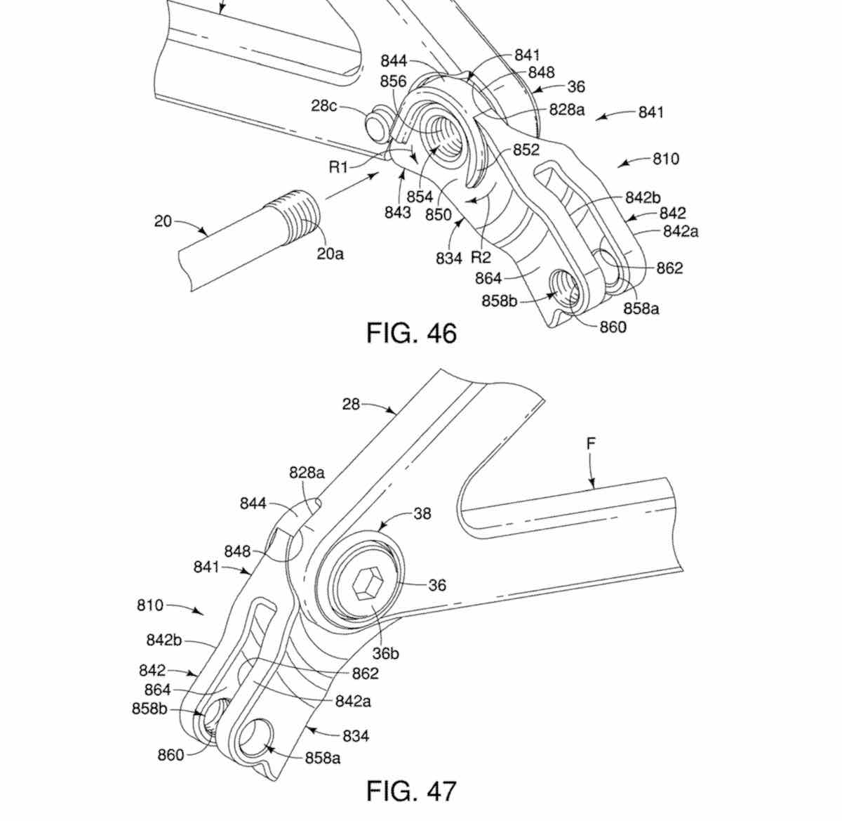 シマノの13速ギアと新型ディレイラーハンガーの特許情報