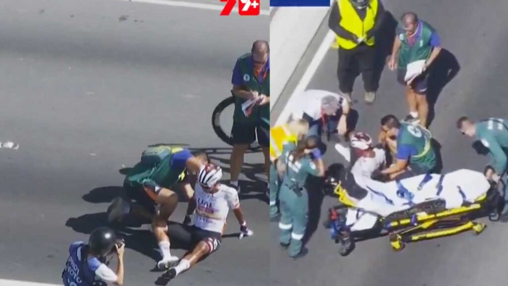 2026ツアー・ダウン・アンダー第4ステージの落車