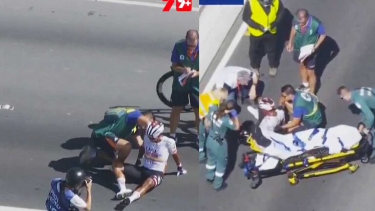 2026ツアー・ダウン・アンダー第4ステージの落車