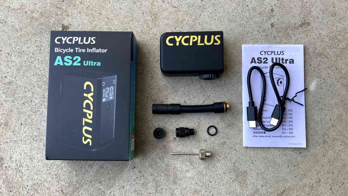 ロードバイク用電動ミニポンプのCYCPLUS AS2 ULTRA