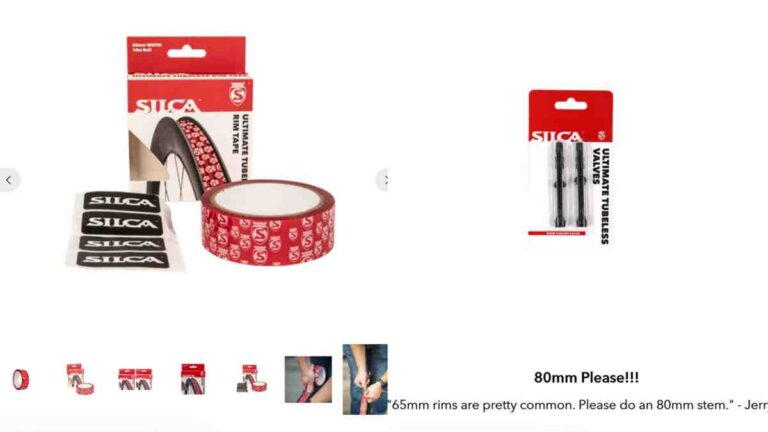 Sicla Ultimate Tubeless Rim Tape and Ultimate Tubeless Valves