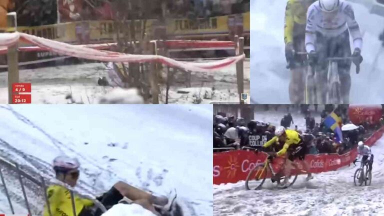 2026 ExactCross Mol戦でのマチュー・ファン・デル・プールとワウト・ファン・アールト